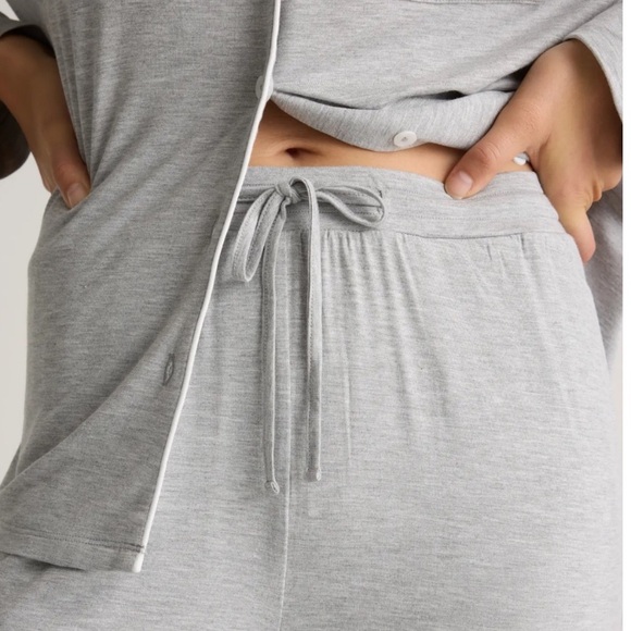 Quince Light Gray  Bamboo Women's Pajama Set size XS - Picture 4 of 9